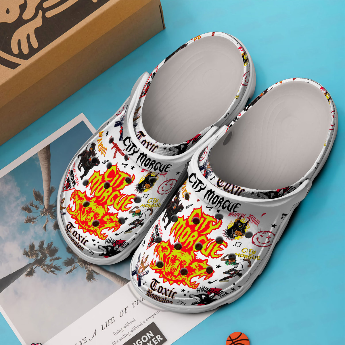 Merchidea Lil Uzi Vert Music Crocs Crocband Clogs Shoes Comfortable For Men Women and Kids