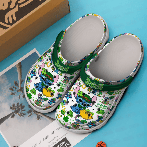 Merchidea Lilo And Stitch Disney Cartoon Crocs Crocband Clogs Shoes Comfortable For Men Women and Kids