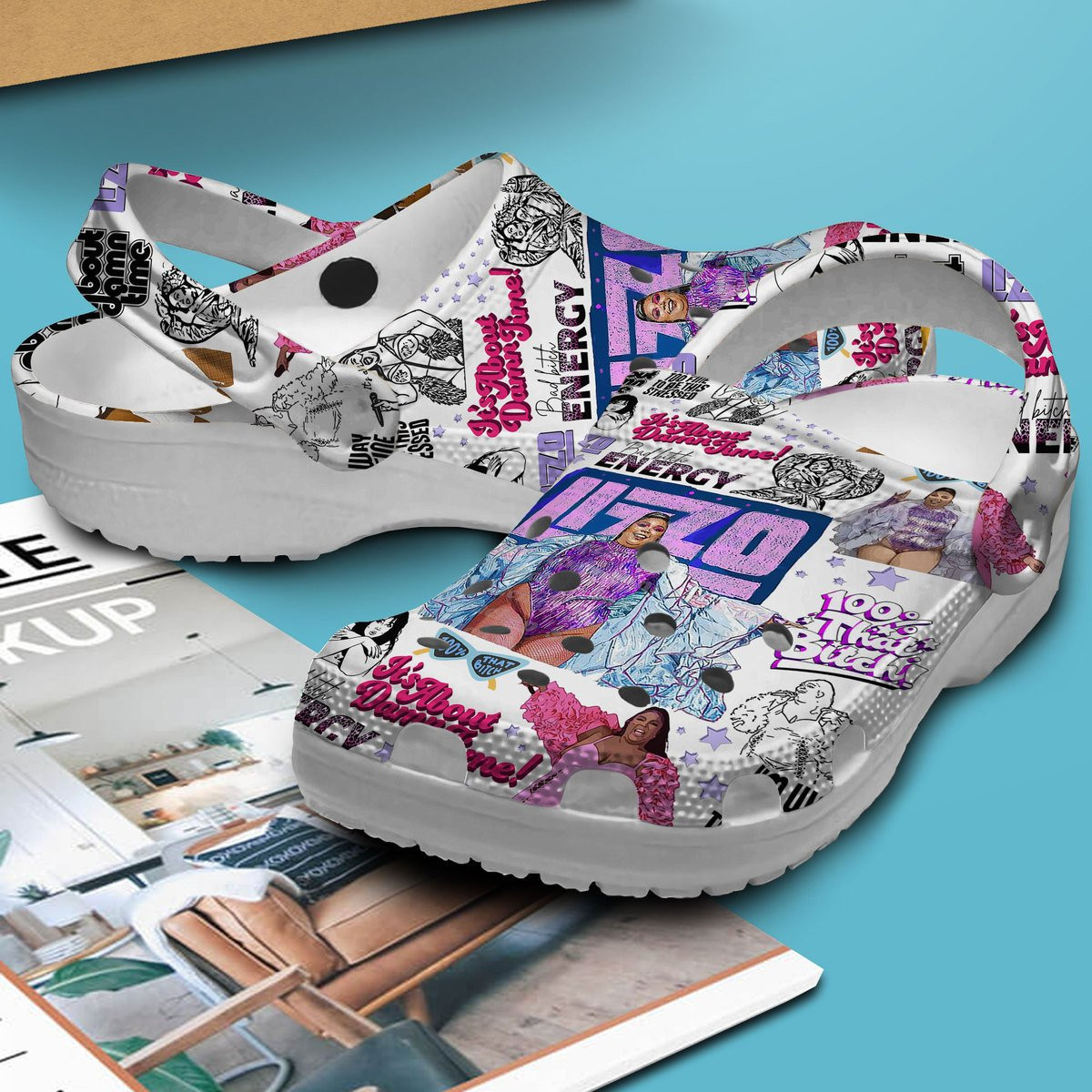 Merchidea Lizz Music Crocs Crocband Clogs Shoes Comfortable For Men Women and Kids