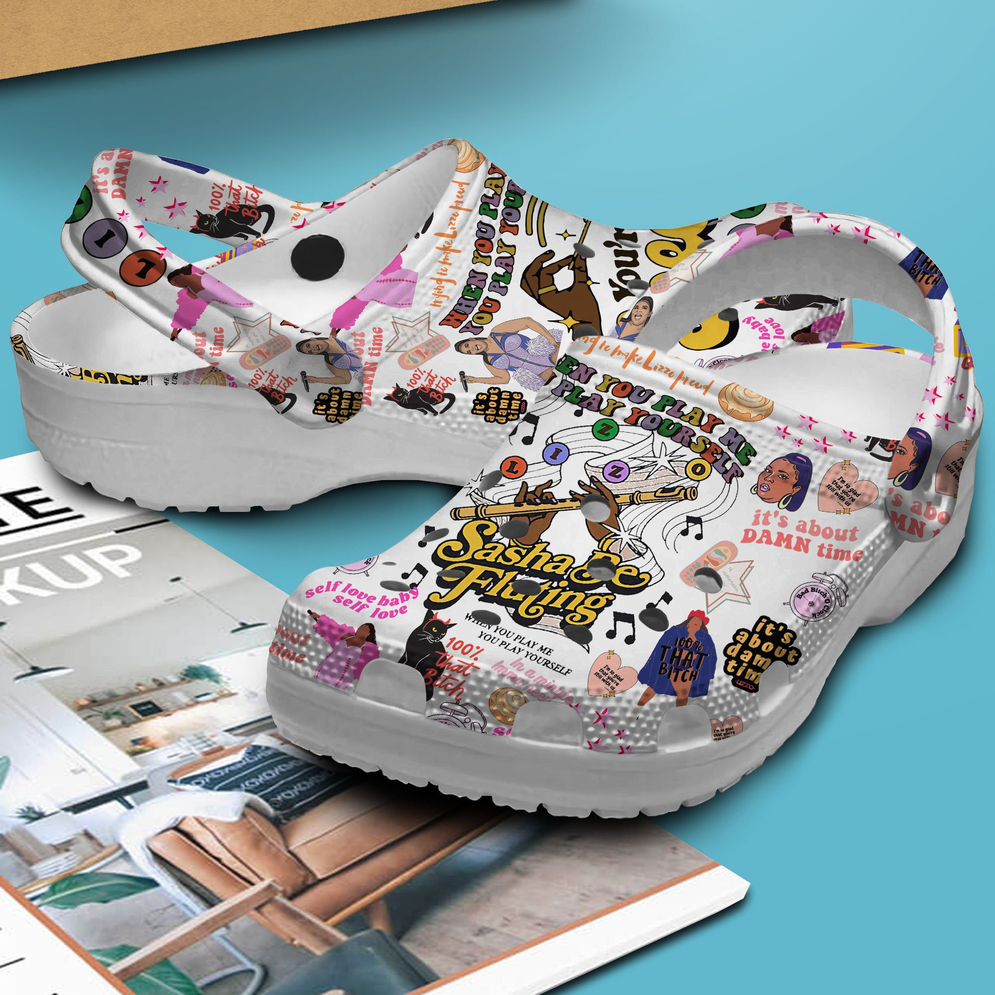 Merchidea Lizz Music Crocs Crocband Clogs Shoes Comfortable For Men Women and Kids