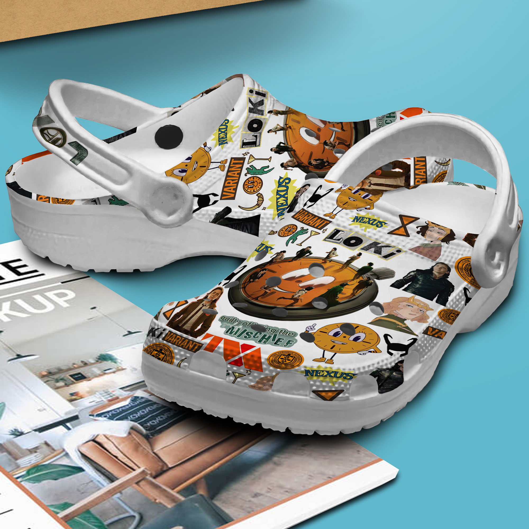 Merchidea Loki Movie Crocs Crocband Clogs Shoes Comfortable For Men Women and Kids