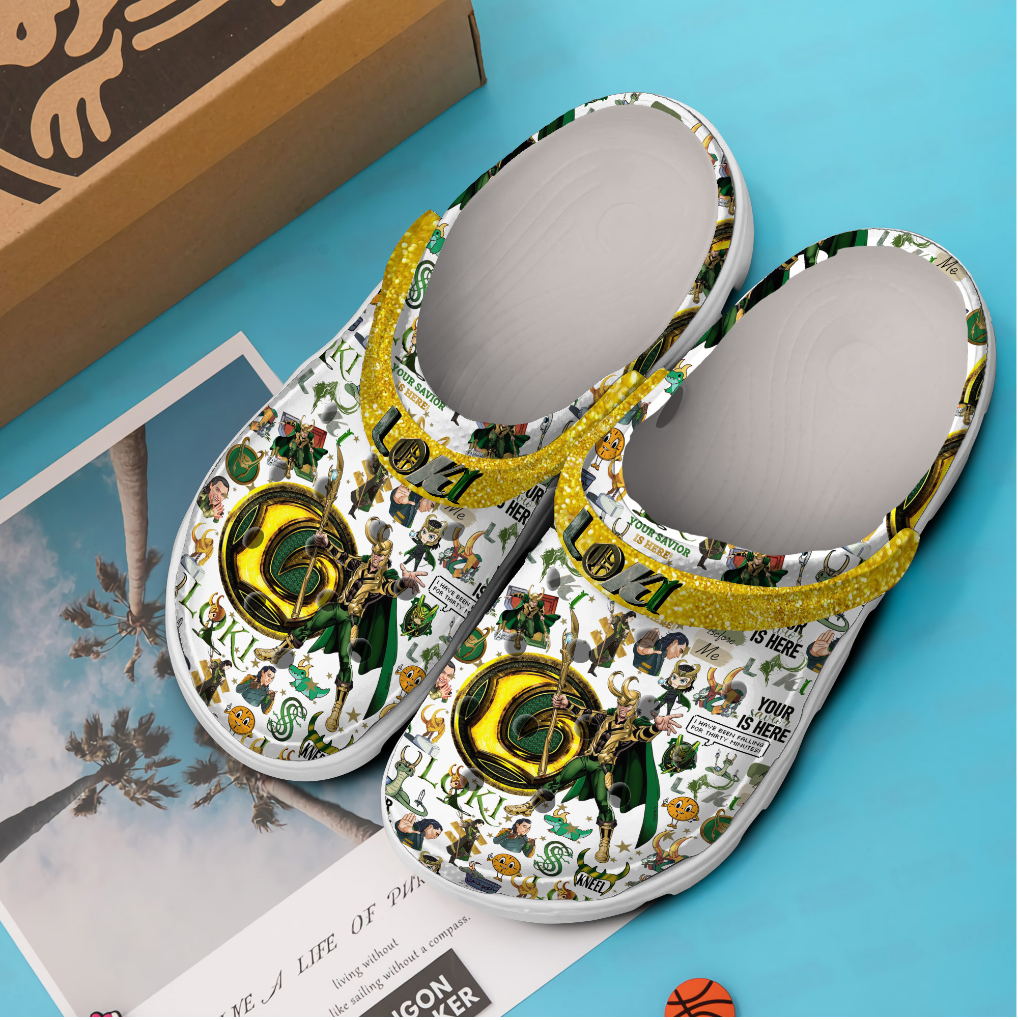 Merchidea Loki TV Series Crocs Crocband Clogs Shoes Comfortable For Men Women and Kids