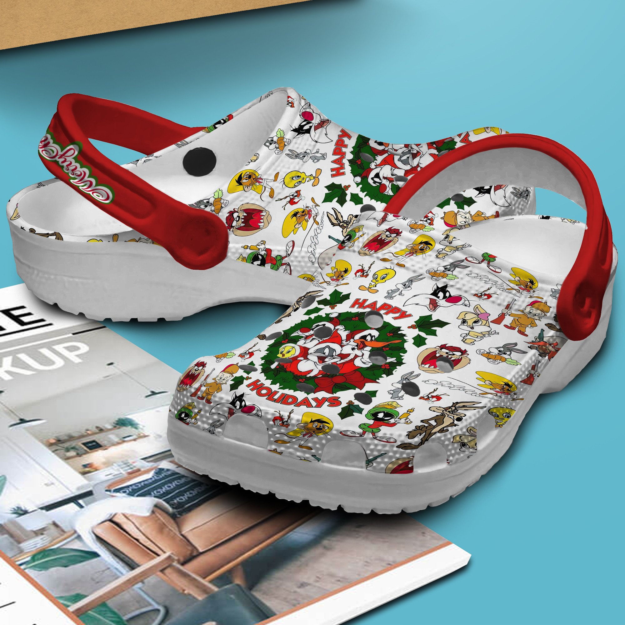 Merchidea Looney Tunes Cartoon Crocs Crocband Clogs Shoes Comfortable For Men Women and Kids