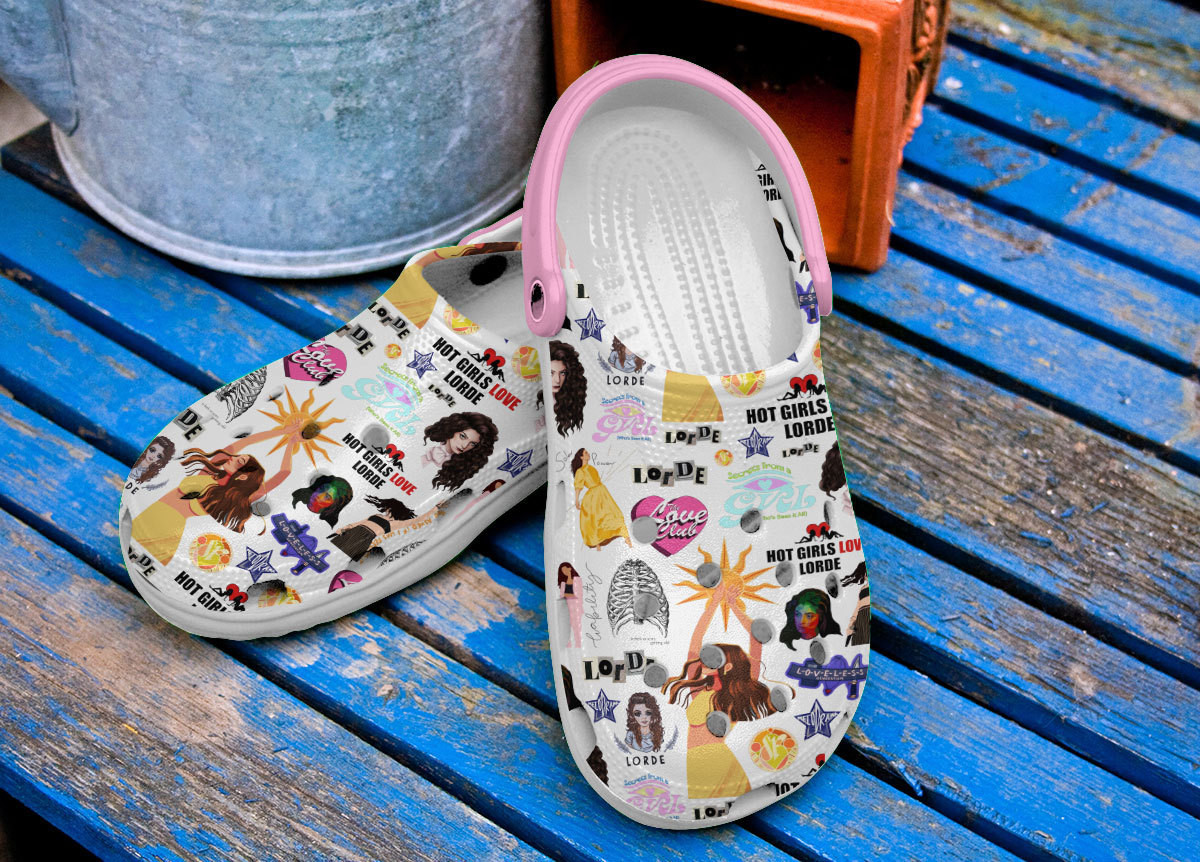 Merchidea Lorde Music Premium Crocs Crocband Clogs Shoes Comfortable For Men Women and Kids