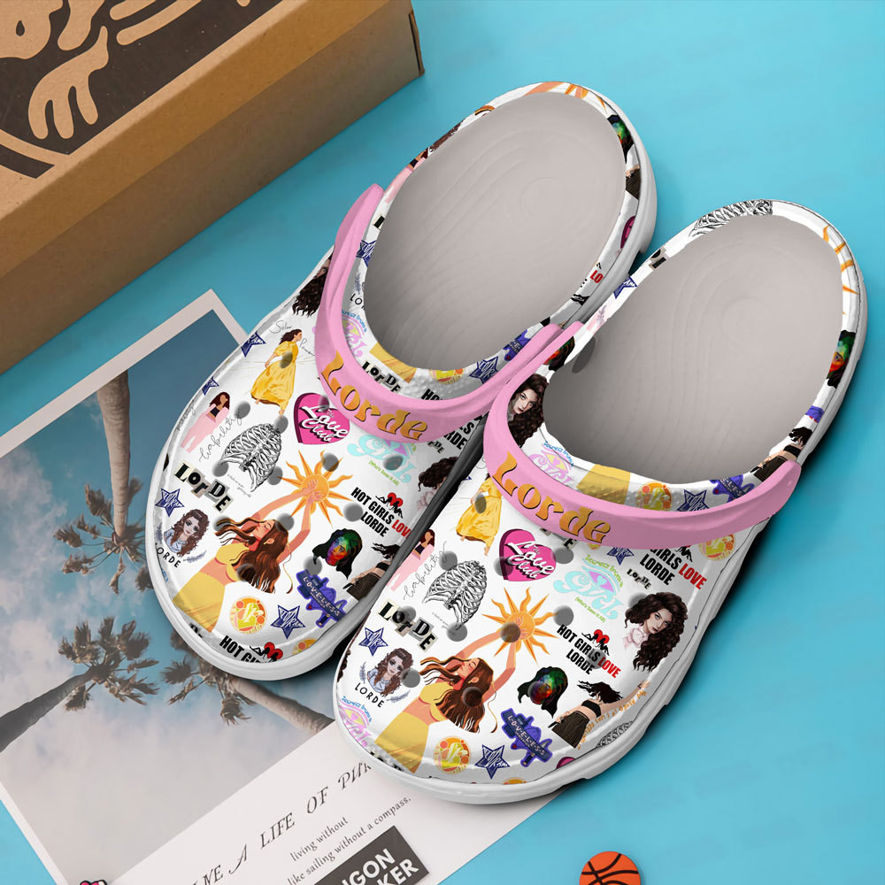 Merchidea Lorde Music Premium Crocs Crocband Clogs Shoes Comfortable For Men Women and Kids