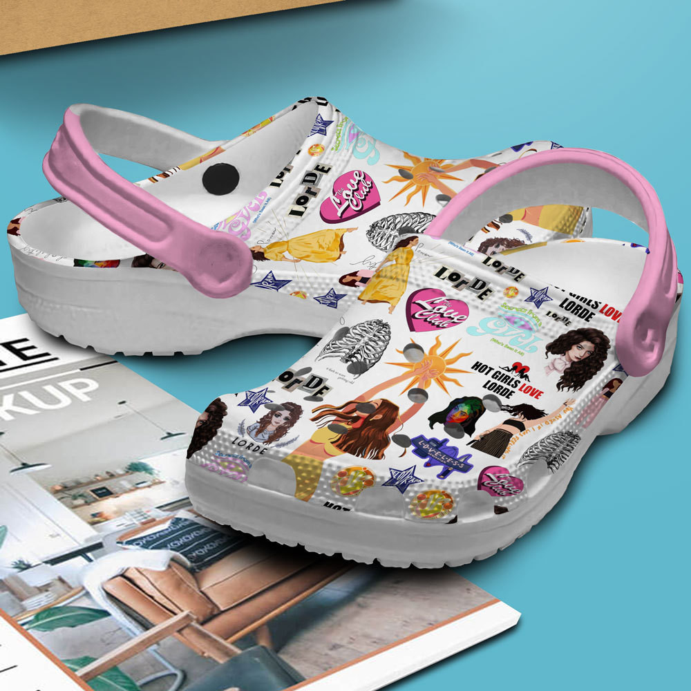 Merchidea Lorde Music Premium Crocs Crocband Clogs Shoes Comfortable For Men Women and Kids