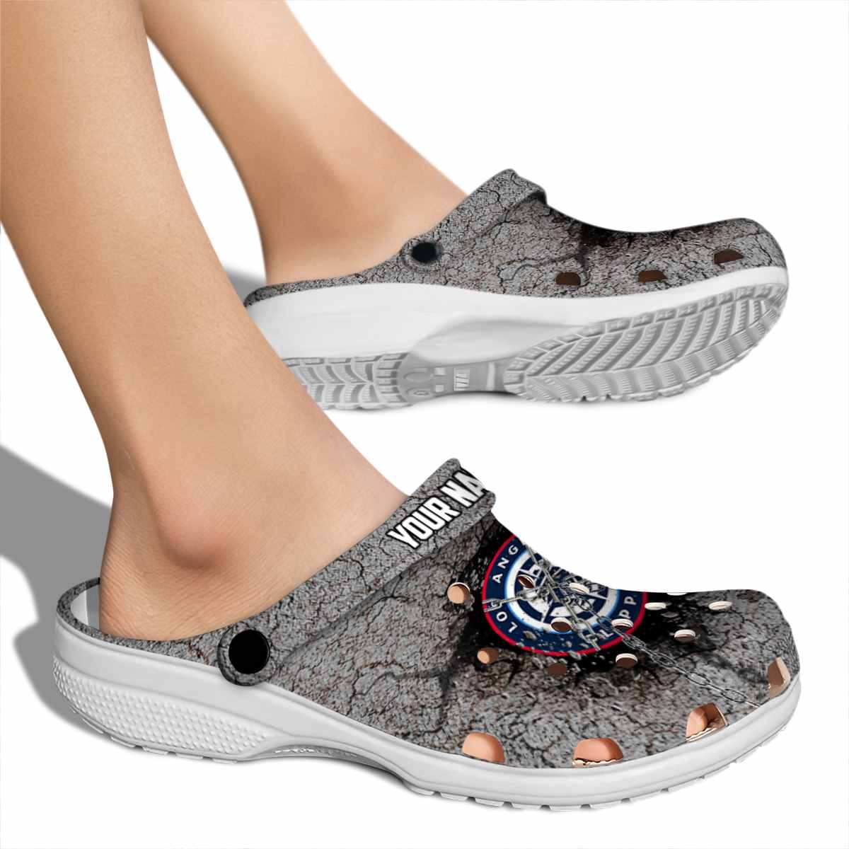 Merchidea Los Angeles Clippers NBA Sport Crocs Crocband Clogs Shoes Comfortable For Men Women and Kids