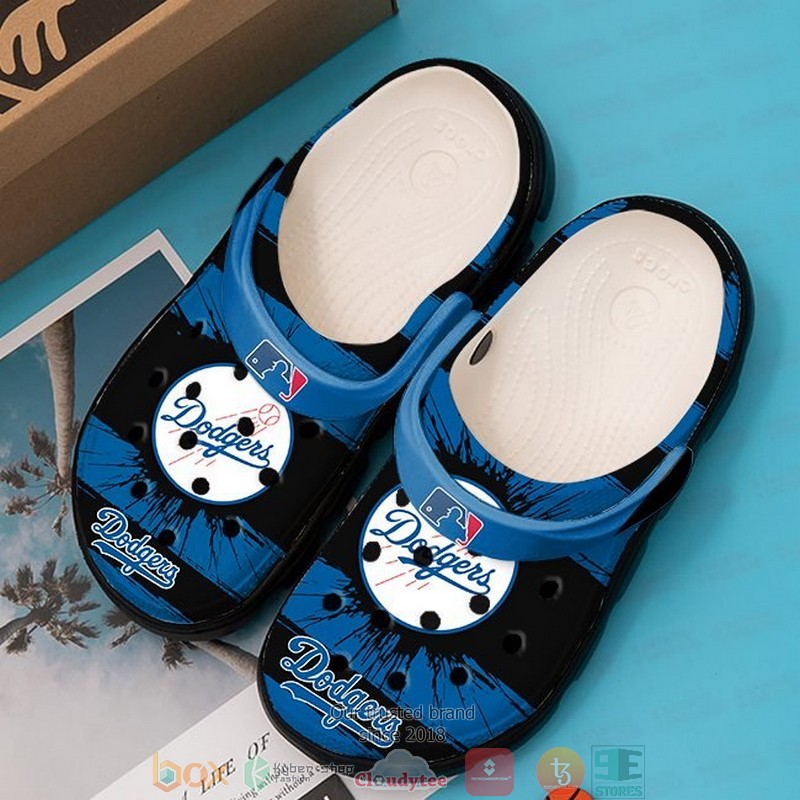 Merchidea Los Angeles Dodgers MLB Sport Crocs Crocband Clogs Shoes Comfortable For Men Women and Kids
