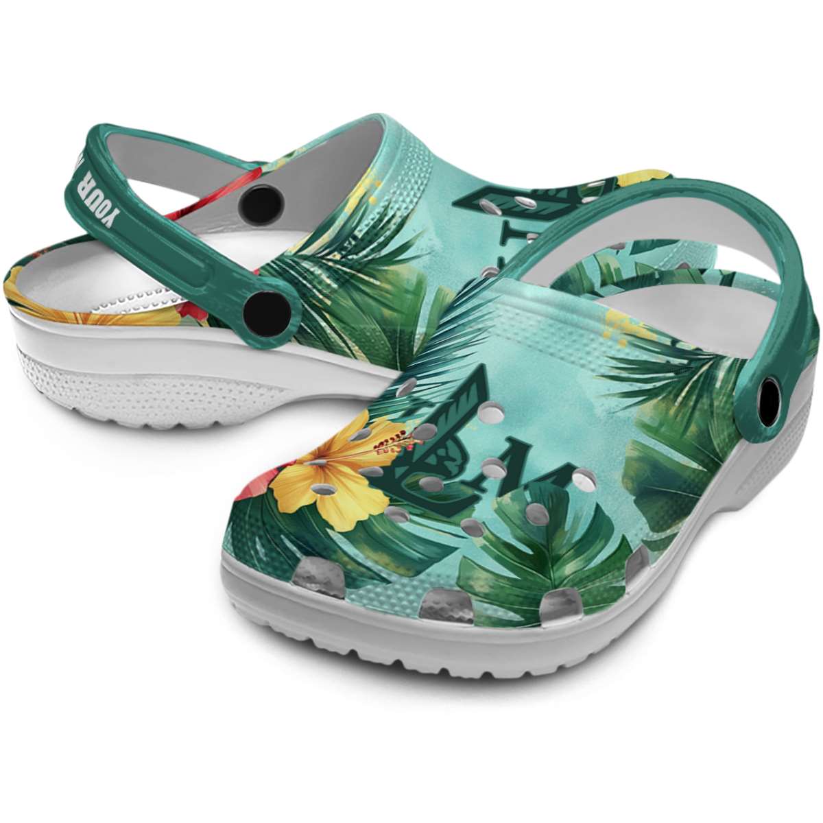 Merchidea Louisiana-Monroe Warhawks NCAA Sport Crocs Crocband Clogs Shoes Comfortable For Men Women and Kids