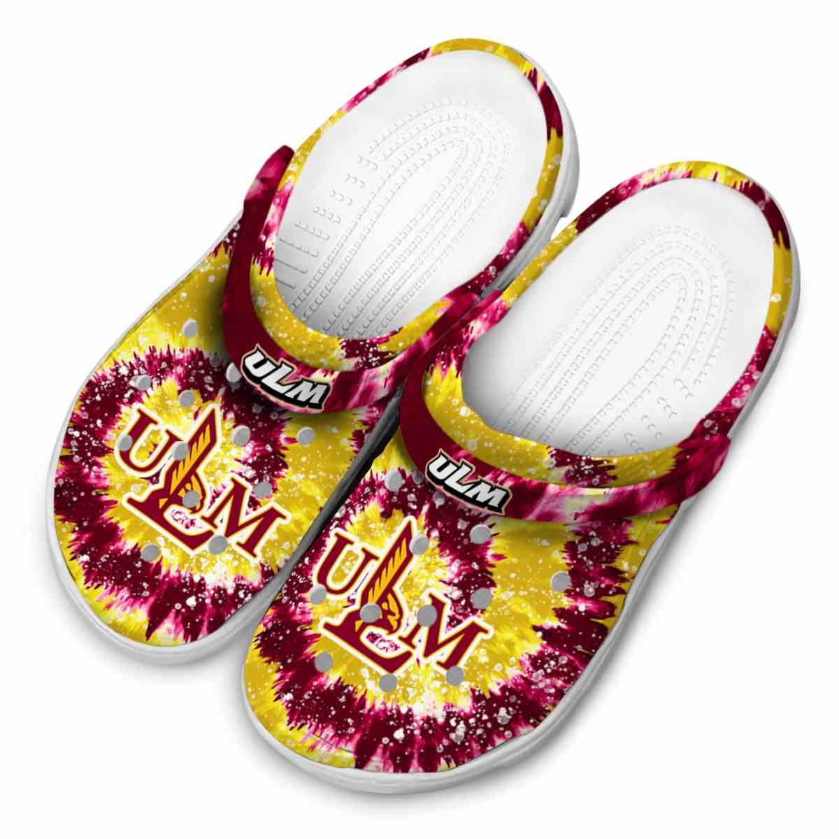 Merchidea Louisiana-Monroe Warhawks NCAA Sport Crocs Crocband Clogs Shoes Comfortable For Men Women and Kids