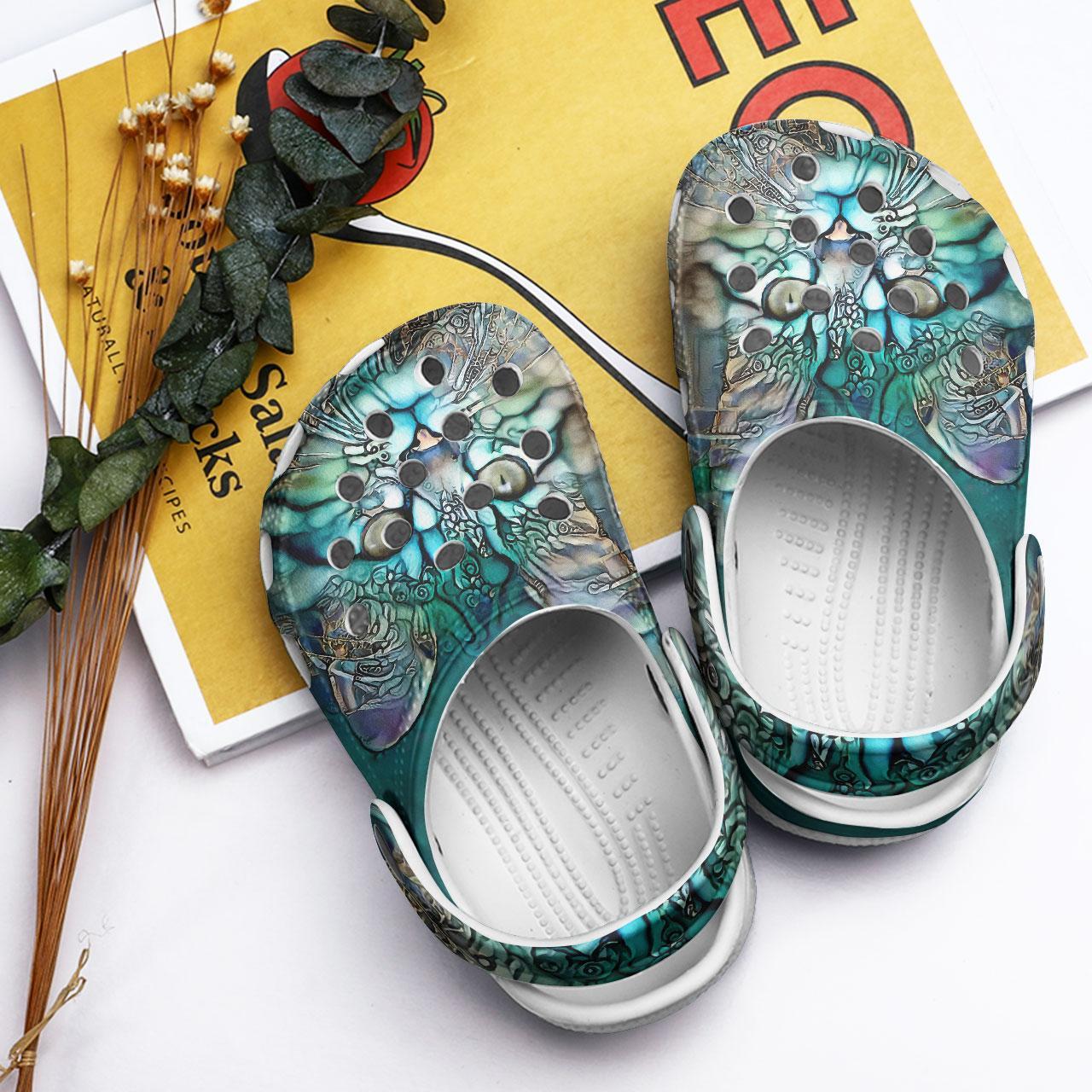 Merchidea Love Cat Crocs Crocband Clogs Shoes Comfortable For Men Women and Kids