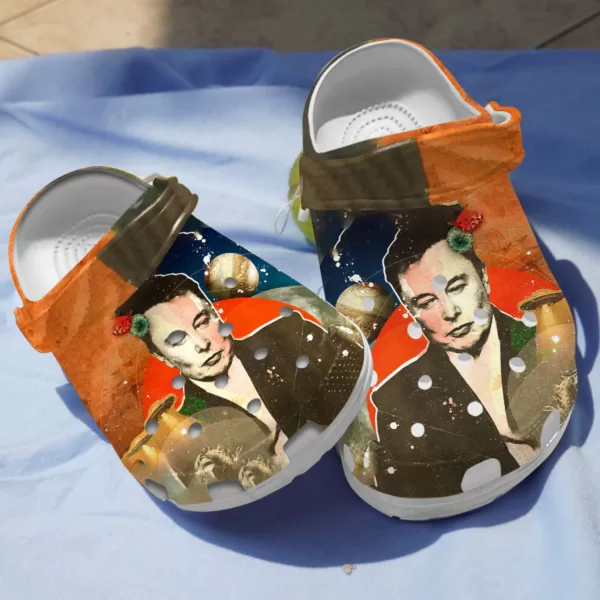 Merchidea Love Elon Musk Crocs Crocband Clogs Shoes Comfortable For Men Women and Kids