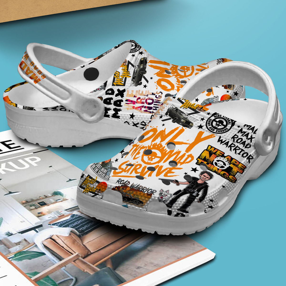 Merchidea Mad Max Movie Crocs Crocband Clogs Shoes Comfortable For Men Women and Kids