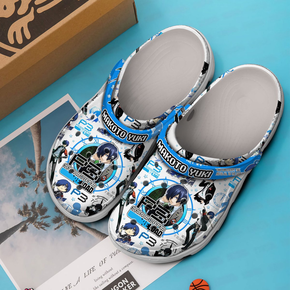 Merchidea Makoto Yuki Anime Crocs Crocband Clogs Shoes Comfortable For Men Women and Kids