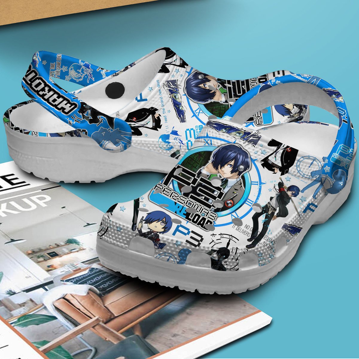 Merchidea Makoto Yuki Anime Crocs Crocband Clogs Shoes Comfortable For Men Women and Kids