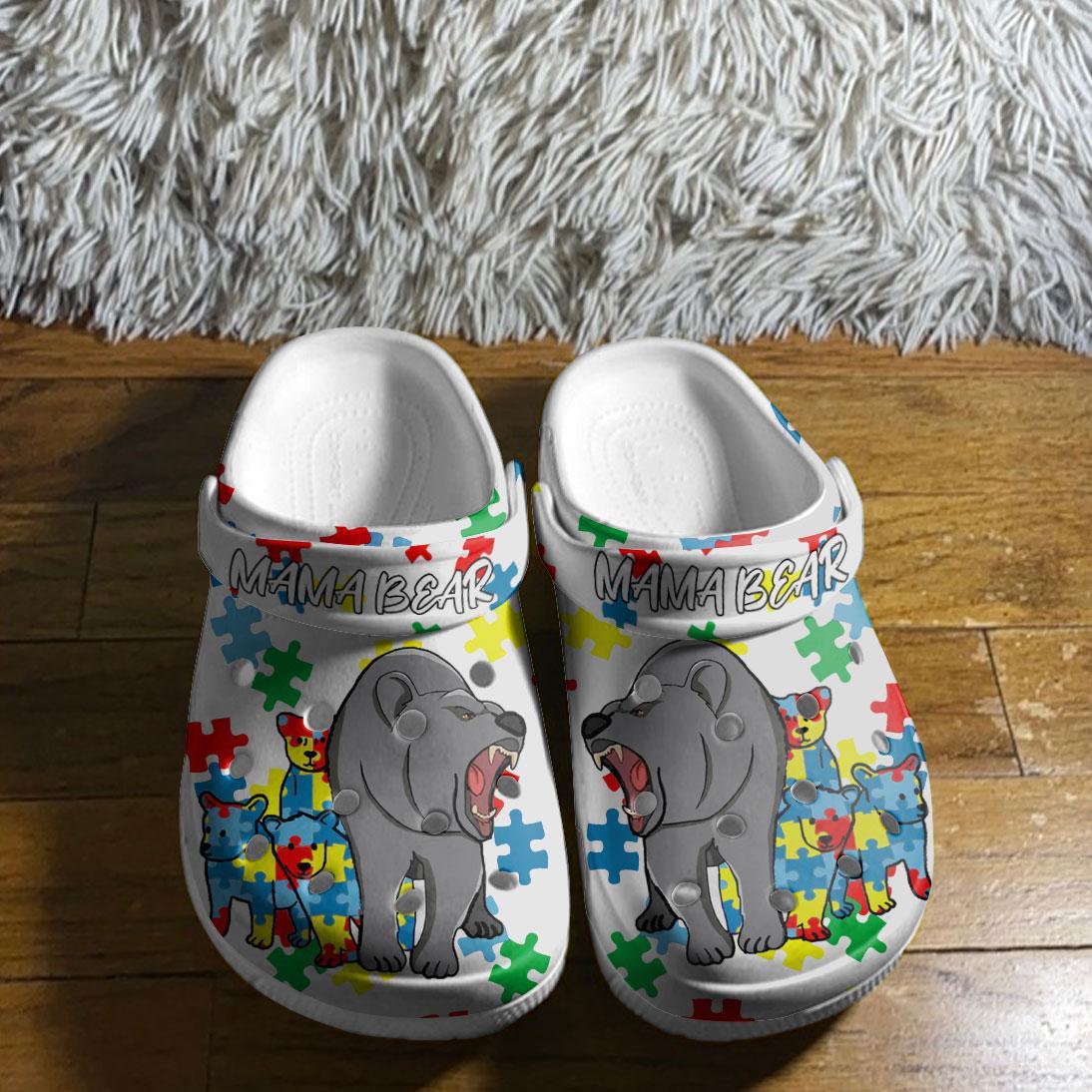 Merchidea Mama Bear Crocs Crocband Clogs Shoes Comfortable For Men Women and Kids