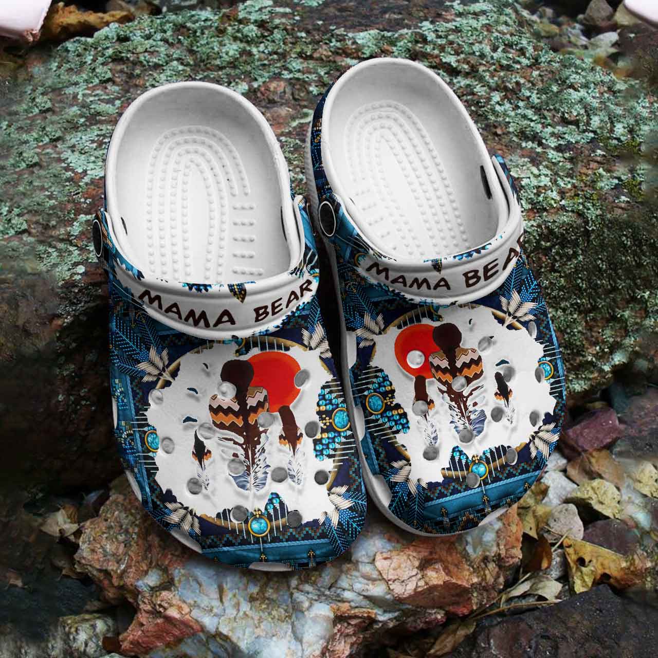 Merchidea Mama Bear Crocs Crocband Clogs Shoes Comfortable For Men Women and Kids