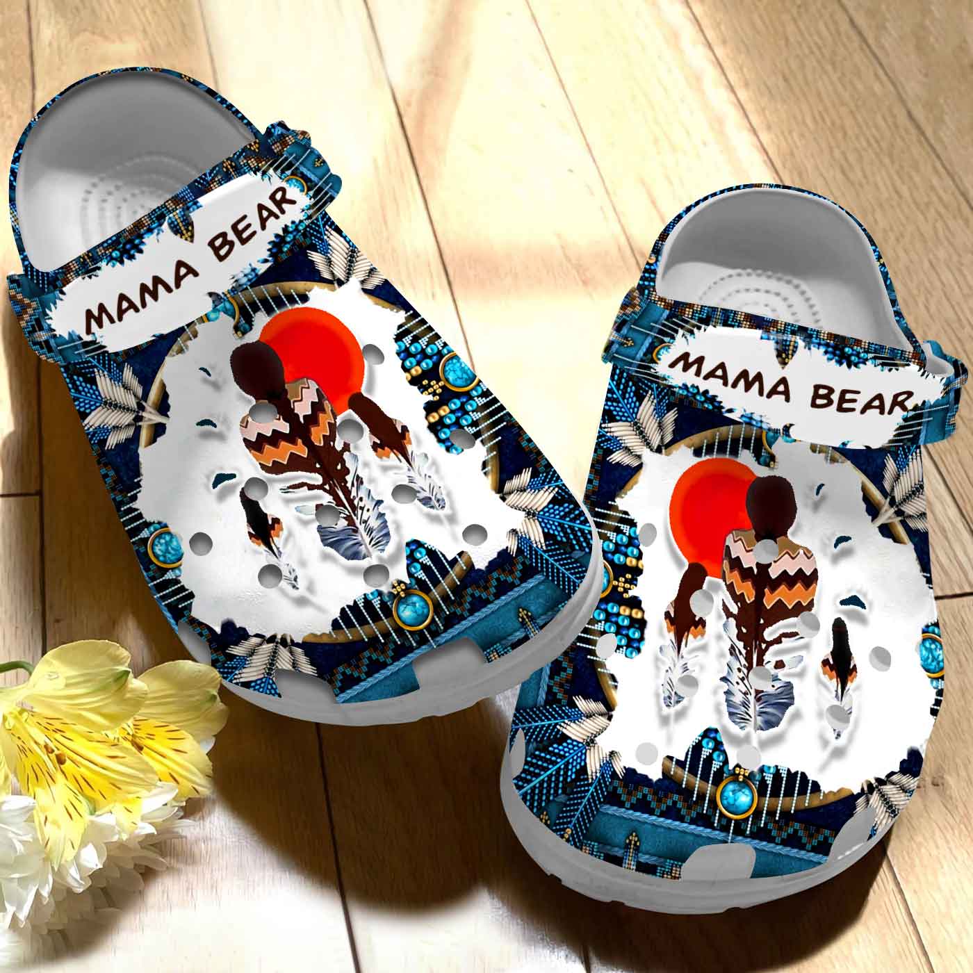 Merchidea Mama Bear Crocs Crocband Clogs Shoes Comfortable For Men Women and Kids