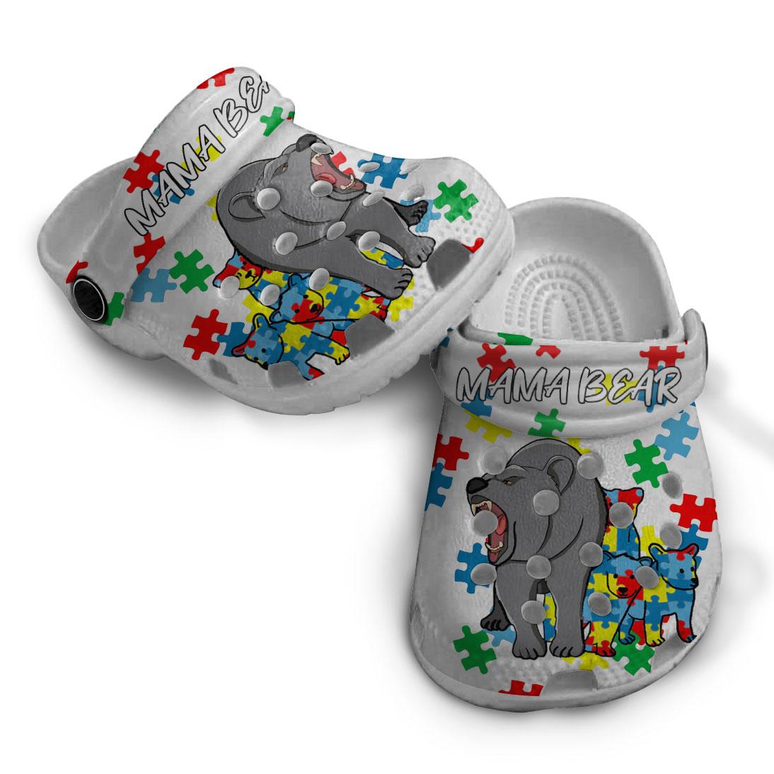 Merchidea Mama Bear Crocs Crocband Clogs Shoes Comfortable For Men Women and Kids