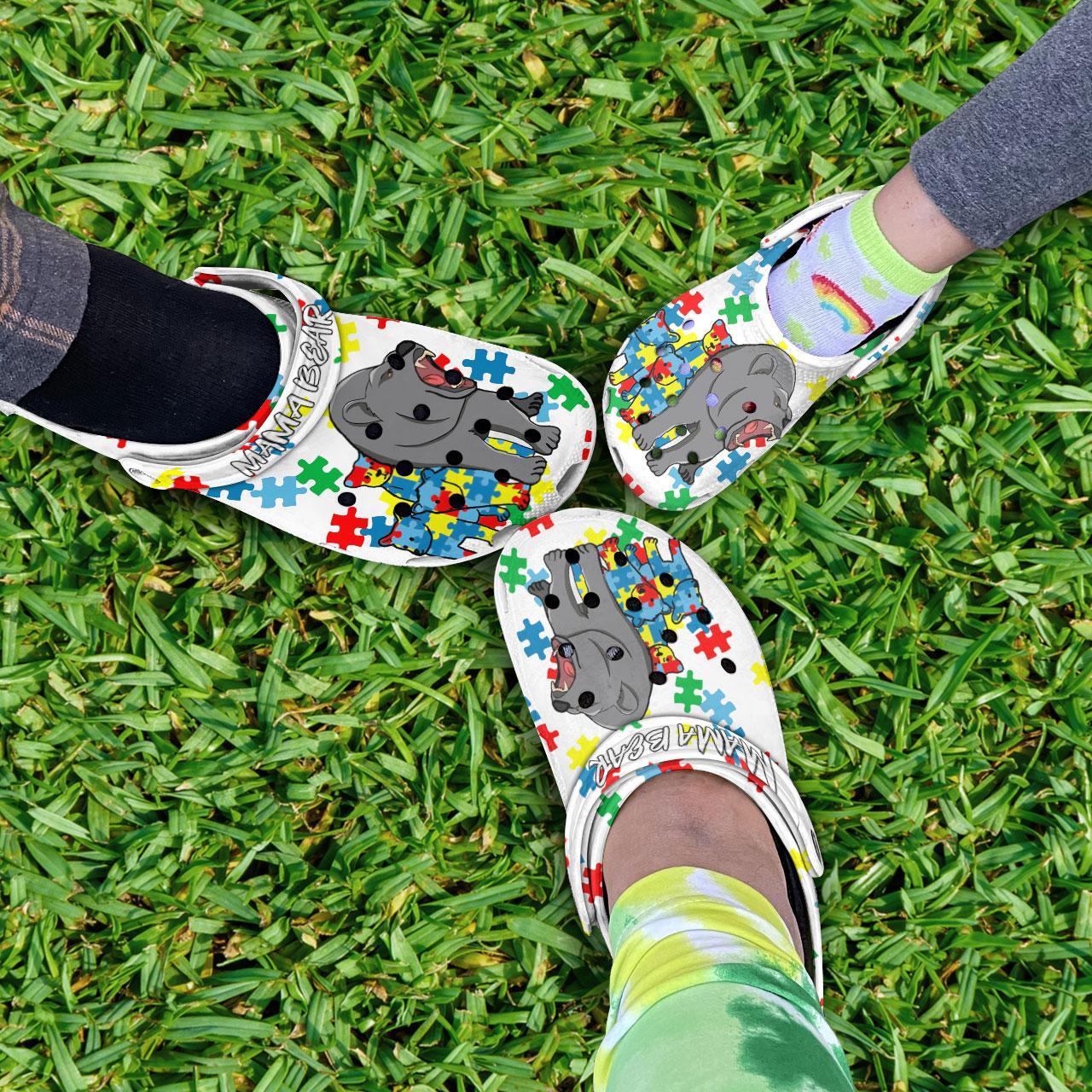 Merchidea Mama Bear Crocs Crocband Clogs Shoes Comfortable For Men Women and Kids