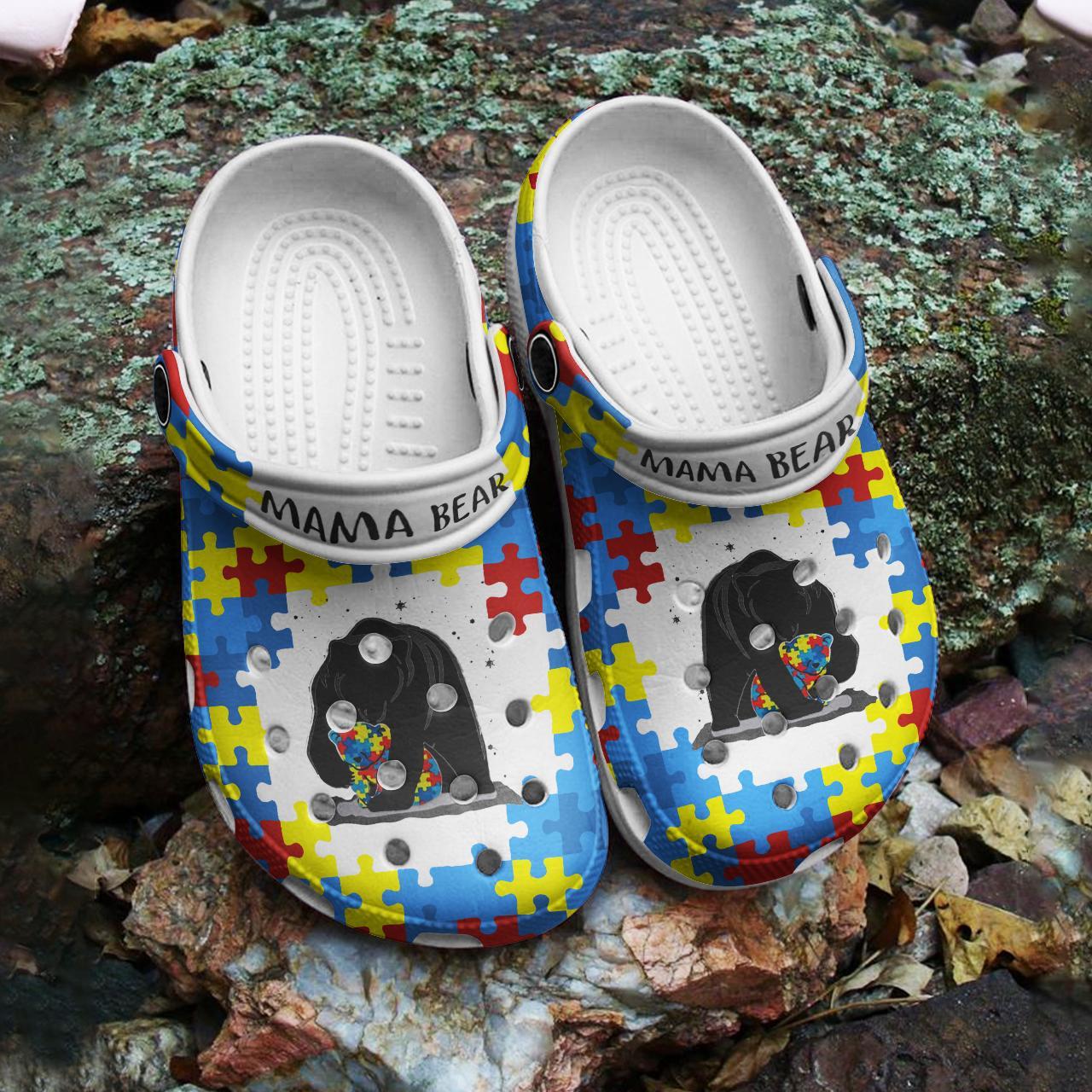 Merchidea Mama Bear Crocs Crocband Clogs Shoes Comfortable For Men Women and Kids
