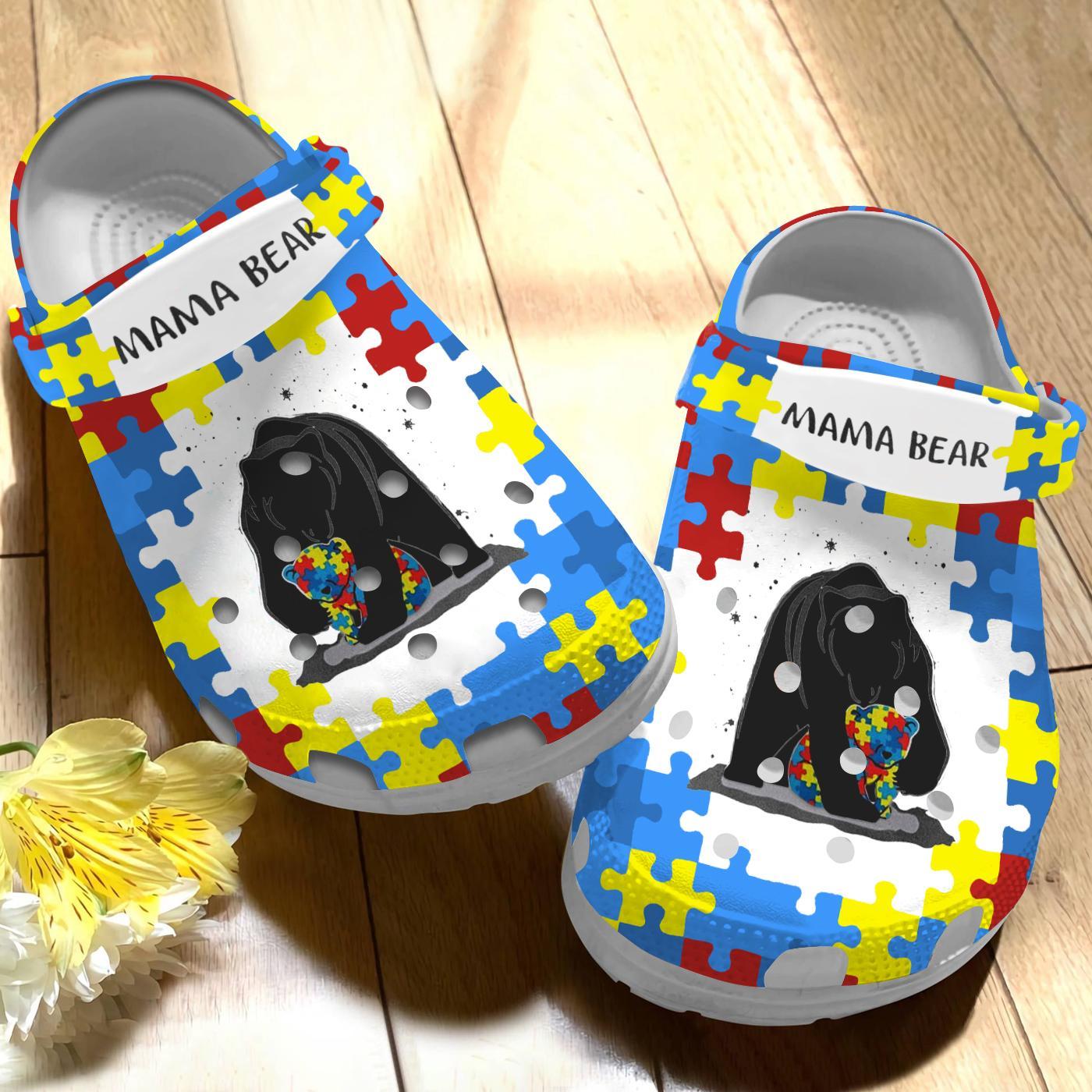 Merchidea Mama Bear Crocs Crocband Clogs Shoes Comfortable For Men Women and Kids