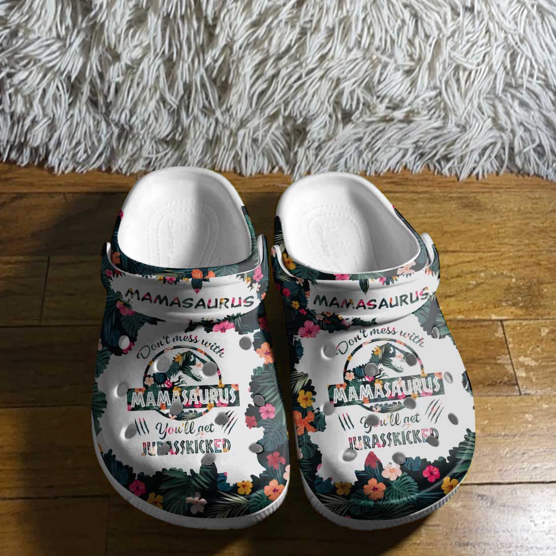 Merchidea Mama Bear Mother's Day Crocs Crocband Clogs Shoes Comfortable For Men Women and Kids