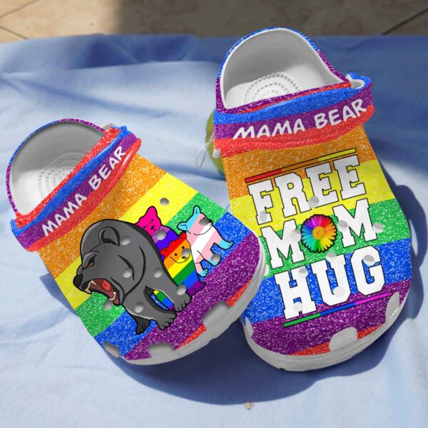 Merchidea Mama bear Mother's Day Crocs Crocband Clogs Shoes Comfortable For Men Women and Kids