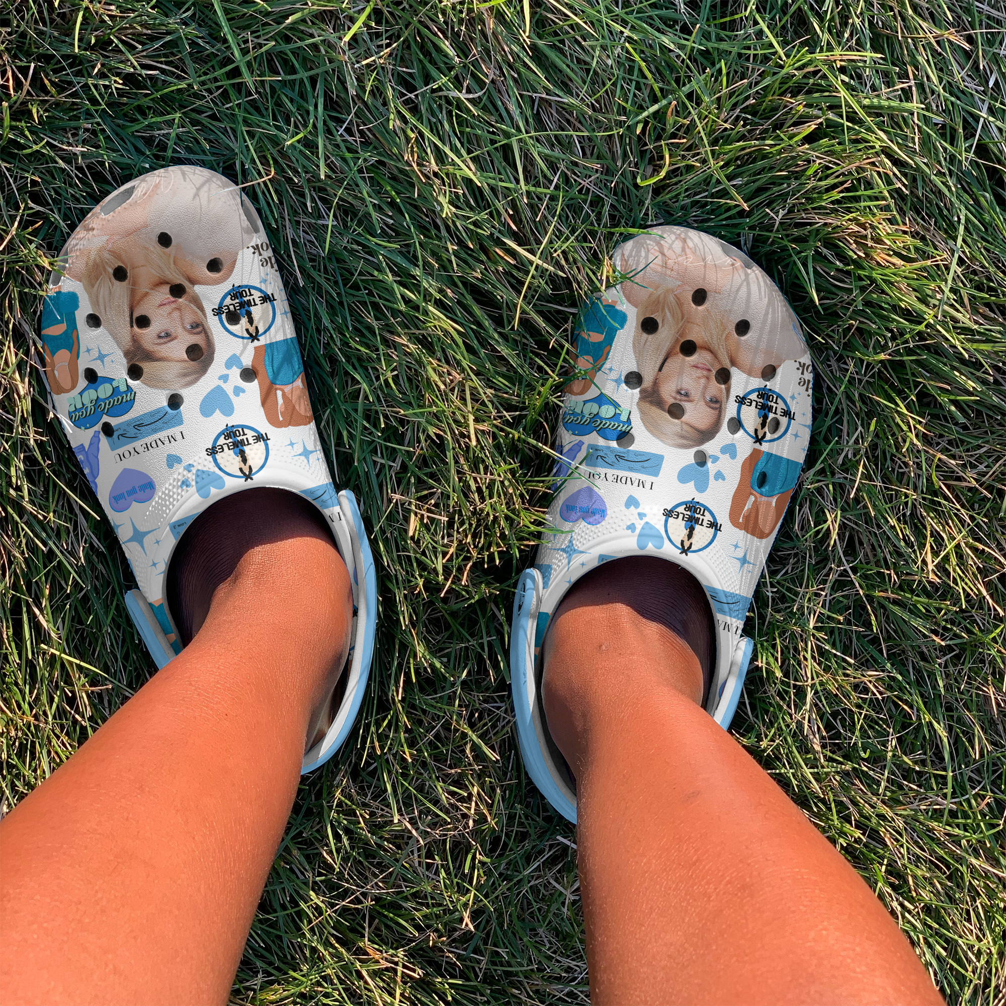 Merchidea Meghan Trainor Music Crocs Crocband Clogs Shoes Comfortable For Men Women and Kids