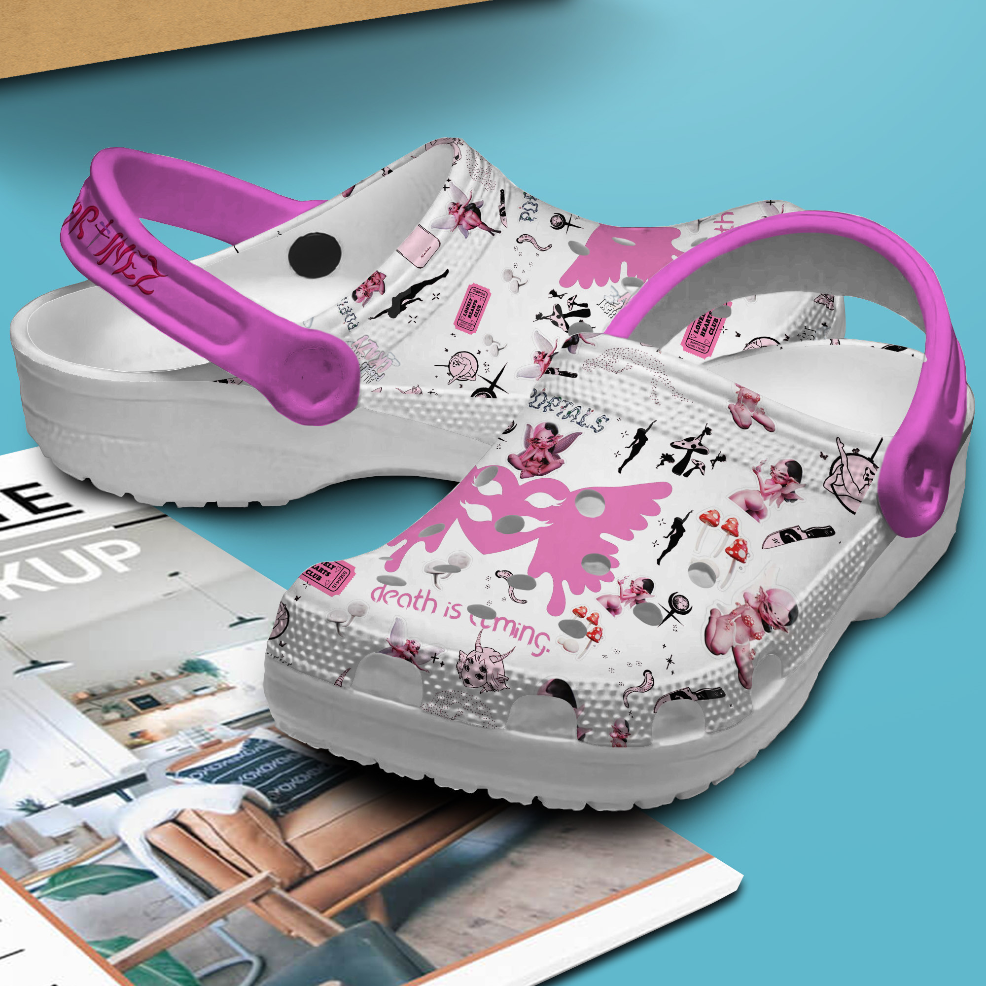 Merchidea Melanie Martinez Music Crocs Crocband Clogs Shoes Comfortable For Men Women and Kids