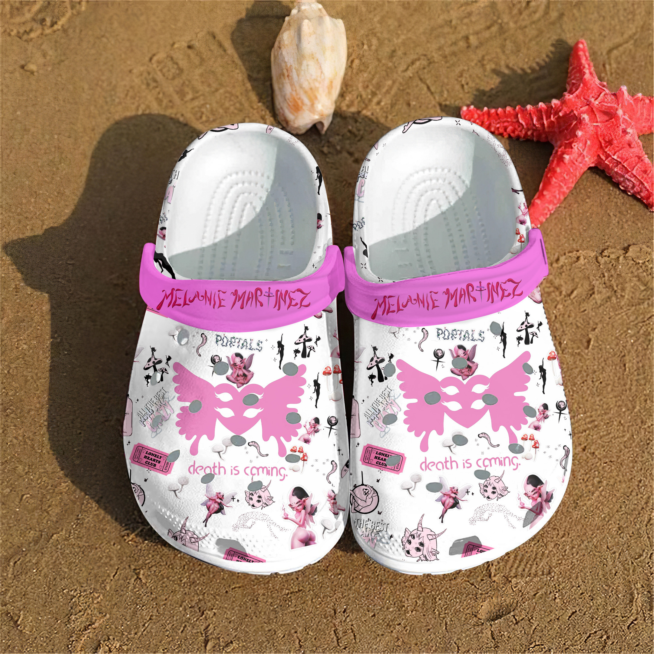 Merchidea Melanie Martinez Music Crocs Crocband Clogs Shoes Comfortable For Men Women and Kids