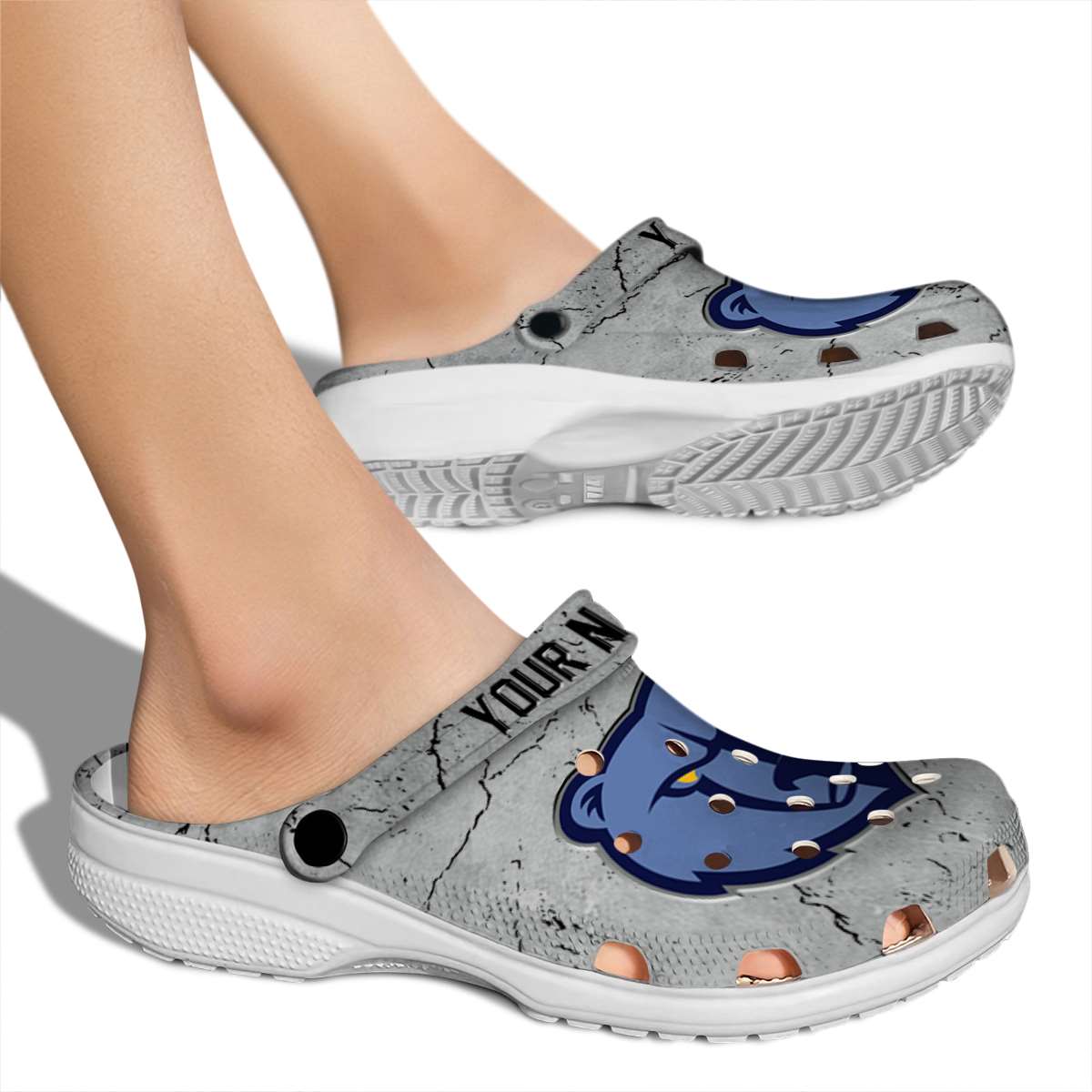 Merchidea Memphis Grizzlies NBA Sport Crocs Crocband Clogs Shoes Comfortable For Men Women and Kids