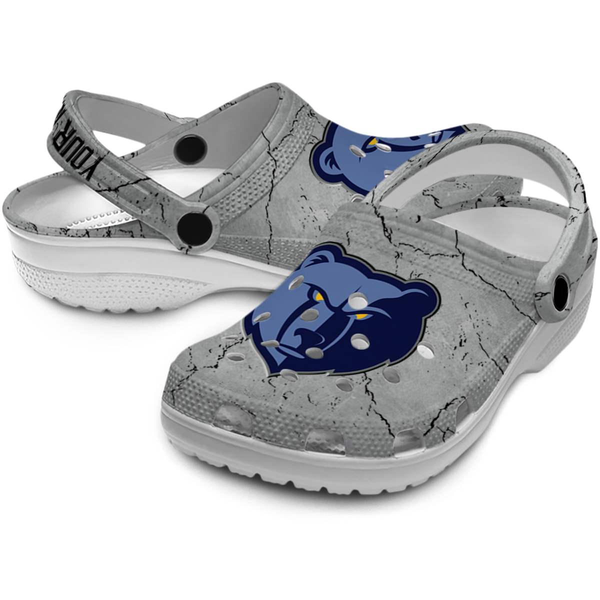 Merchidea Memphis Grizzlies NBA Sport Crocs Crocband Clogs Shoes Comfortable For Men Women and Kids