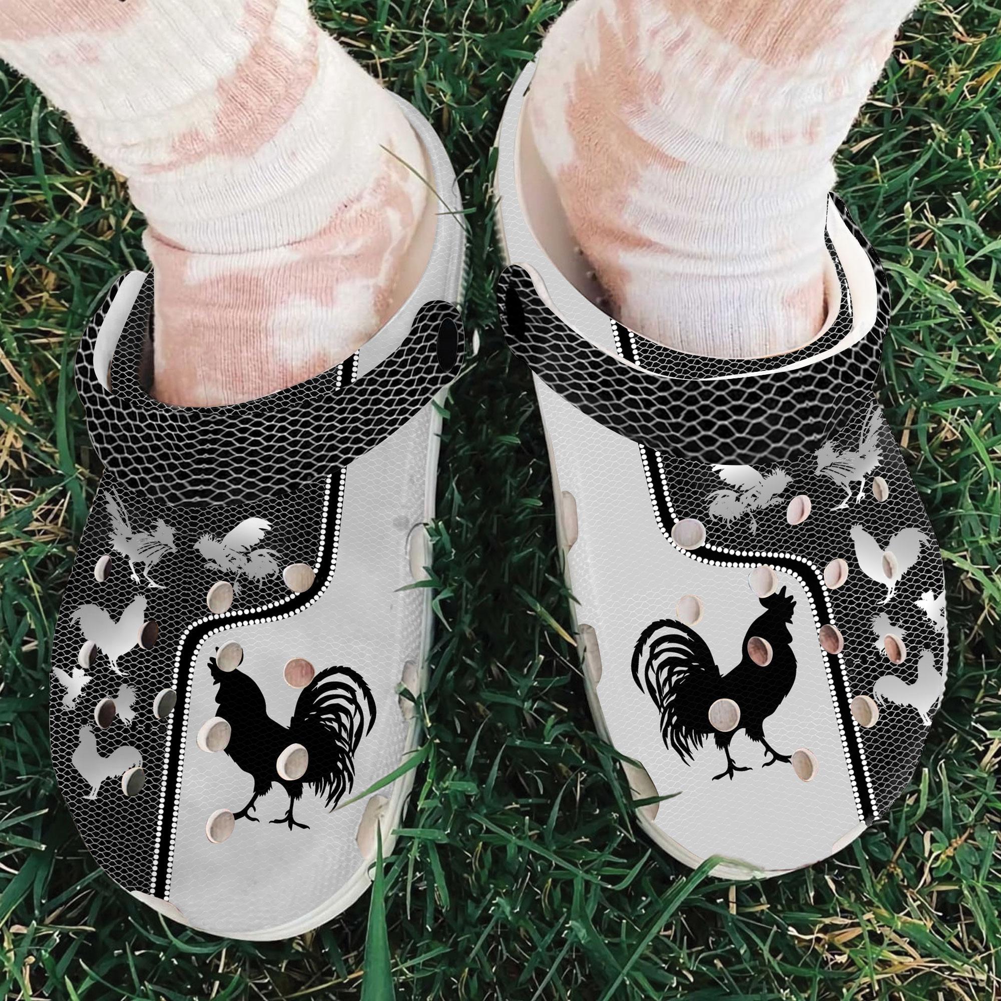Merchidea Mexican Rooster Crocs Crocband Clogs Shoes Comfortable For Men Women and Kids