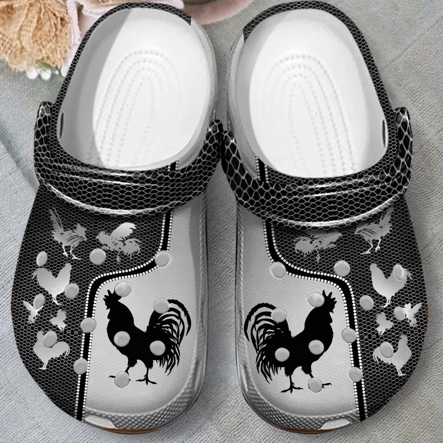 Merchidea Mexican Rooster Crocs Crocband Clogs Shoes Comfortable For Men Women and Kids