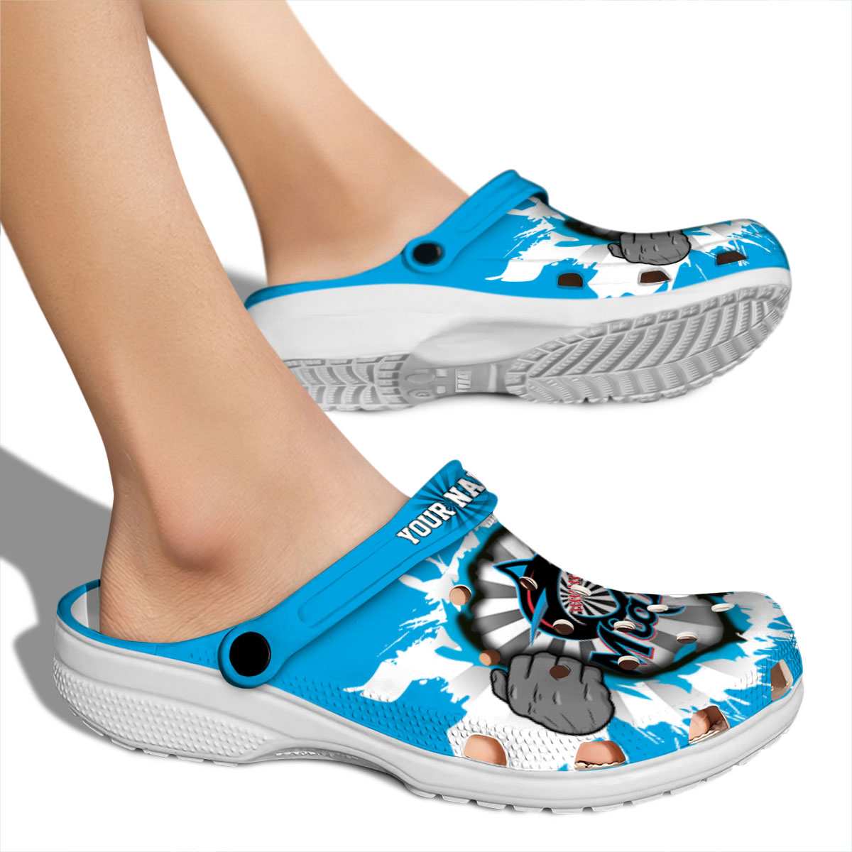 Merchidea Miami Marlins MLB Sport Crocs Crocband Clogs Shoes Comfortable For Men Women and Kids