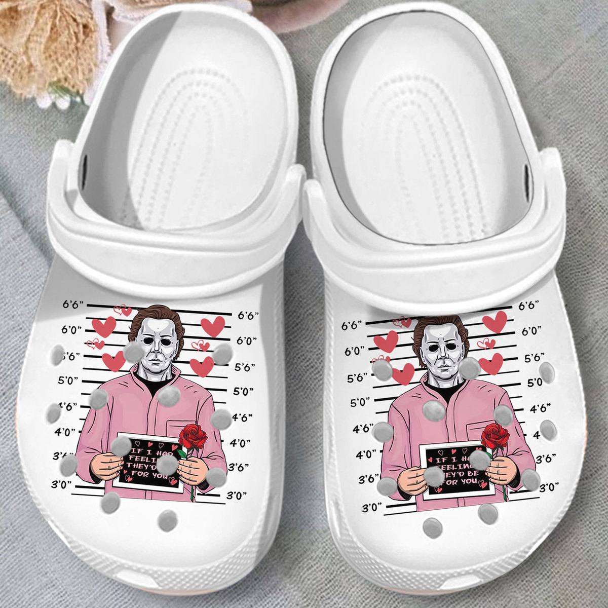 Merchidea Michael Myers Horror Movie Crocs Crocband Clogs Shoes Comfortable For Men Women and Kids