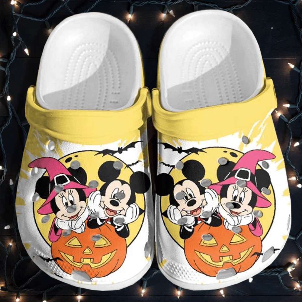 Merchidea MICKEY & MINNIE MOUSE Crocs Clog Shoes