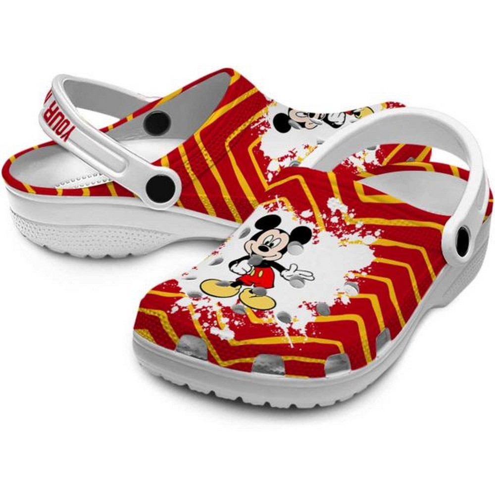 Merchidea Mickey Mouse Cartoon Crocs Crocband Clogs Shoes Comfortable For Men Women and Kids