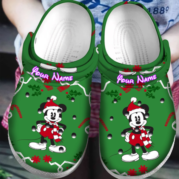 Merchidea Mickey Mouse Cartoon Crocs Crocband Clogs Shoes Comfortable For Men Women and Kids