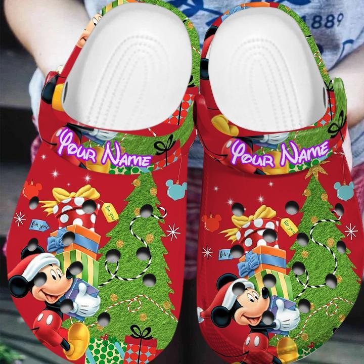 Merchidea Mickey Mouse Cartoon Crocs Crocband Clogs Shoes Comfortable For Men Women and Kids