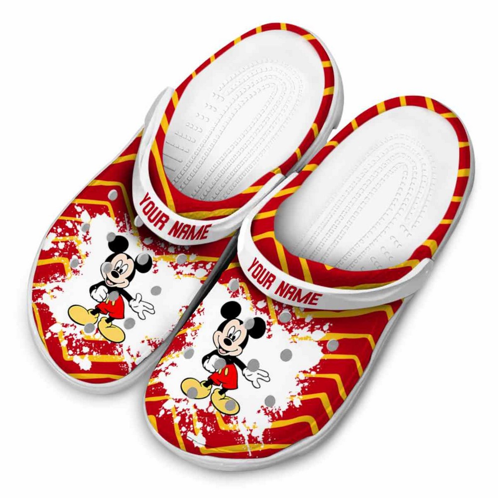 Merchidea Mickey Mouse Cartoon Crocs Crocband Clogs Shoes Comfortable For Men Women and Kids