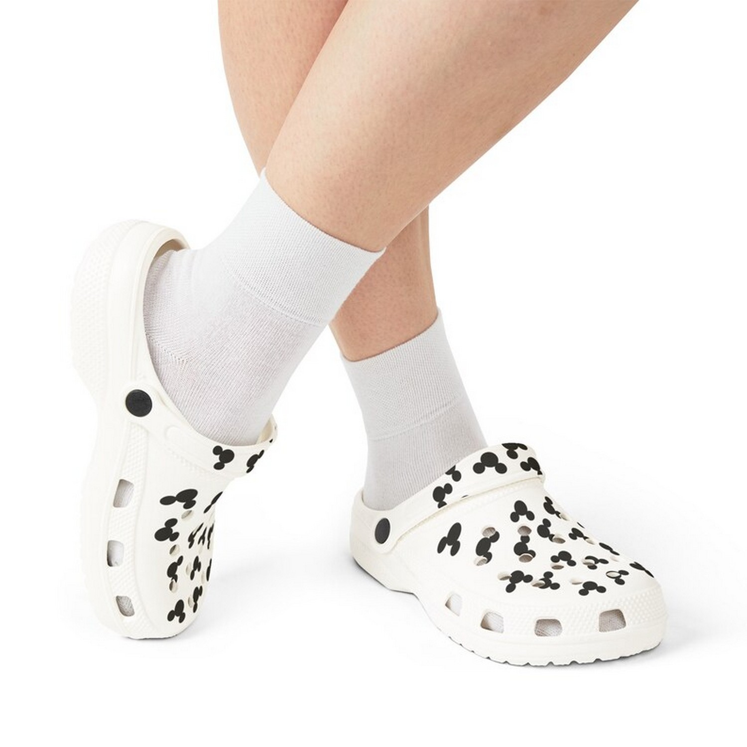 Merchidea Mickey Mouse Cartoon Crocs Crocband Clogs Shoes Comfortable For Men Women and Kids