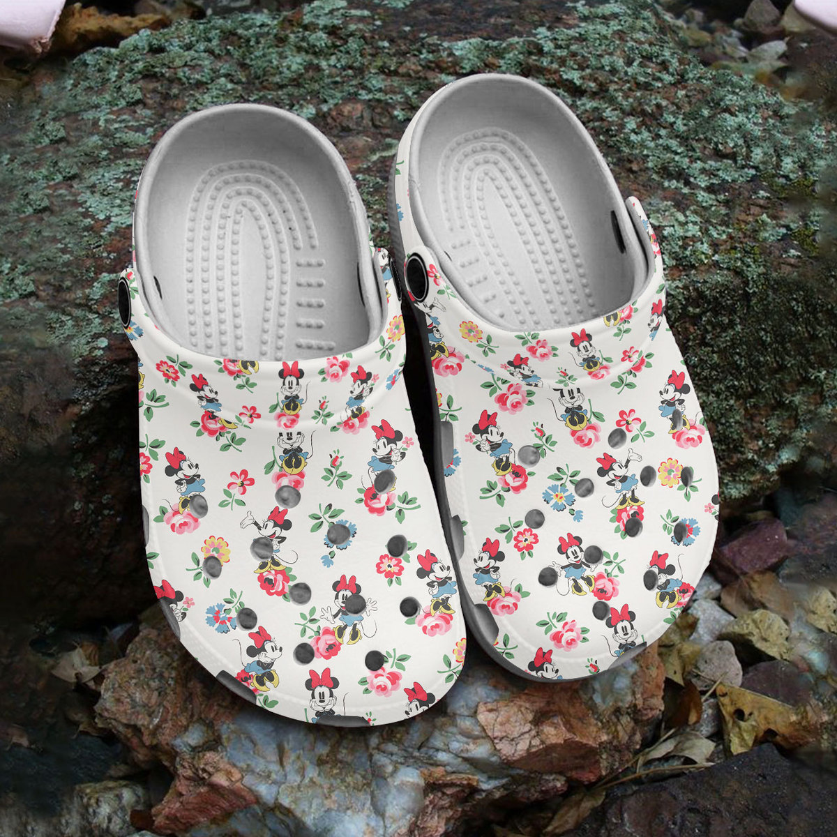 Merchidea Mickey Mouse Cartoon Crocs Crocband Clogs Shoes Comfortable For Men Women and Kids