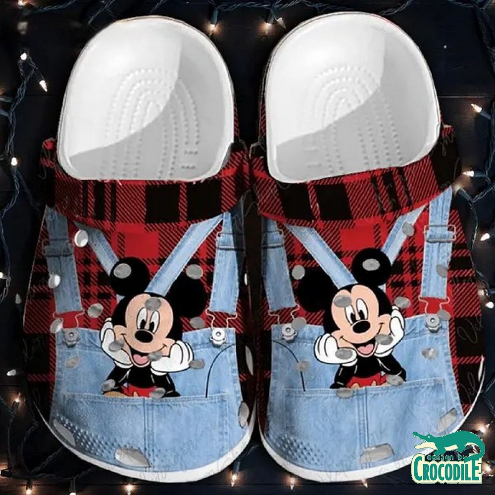 Merchidea Mickey Mouse Cartoon Crocs Crocband Clogs Shoes Comfortable For Men Women and Kids