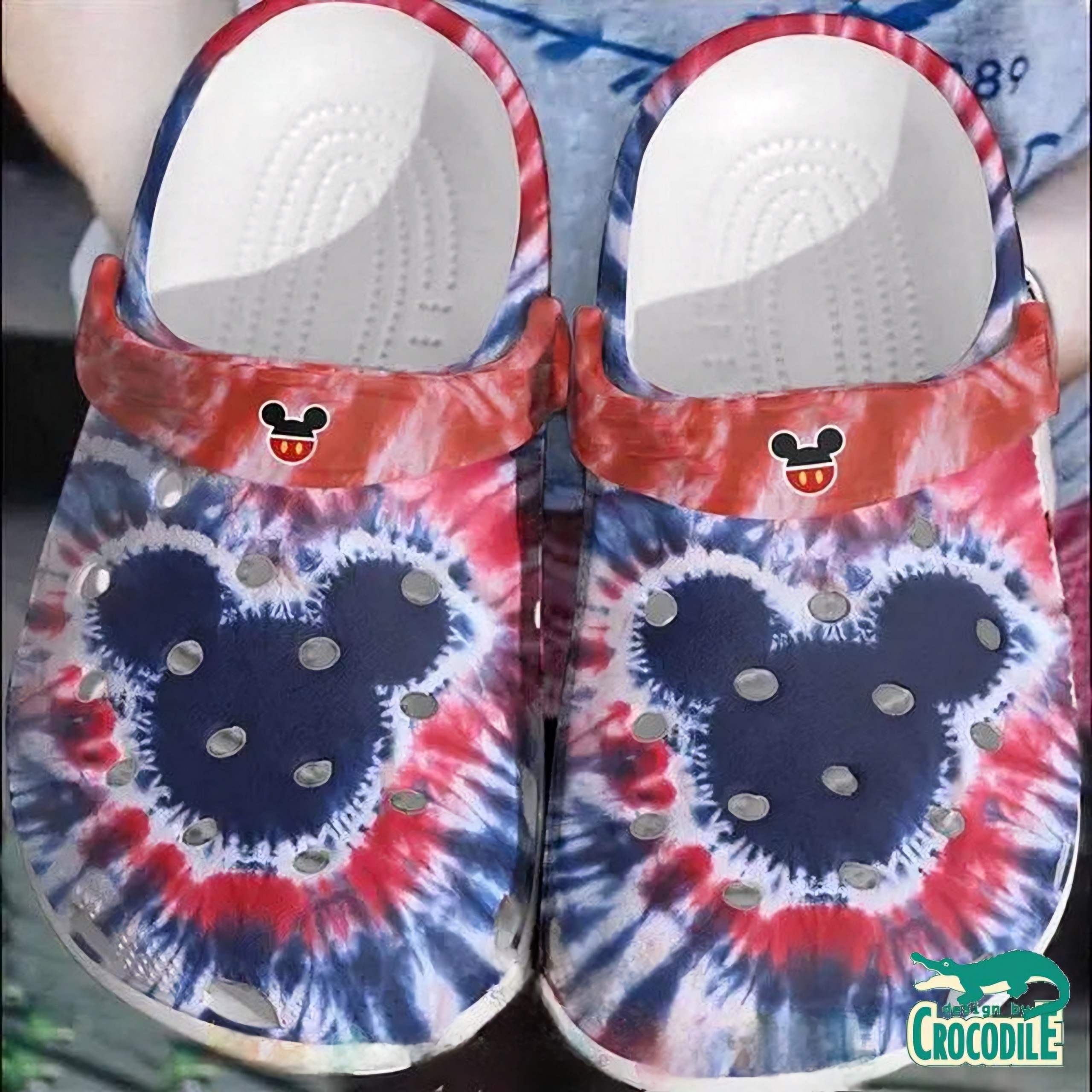 Merchidea Mickey Mouse Cartoon Crocs Crocband Clogs Shoes Comfortable For Men Women and Kids