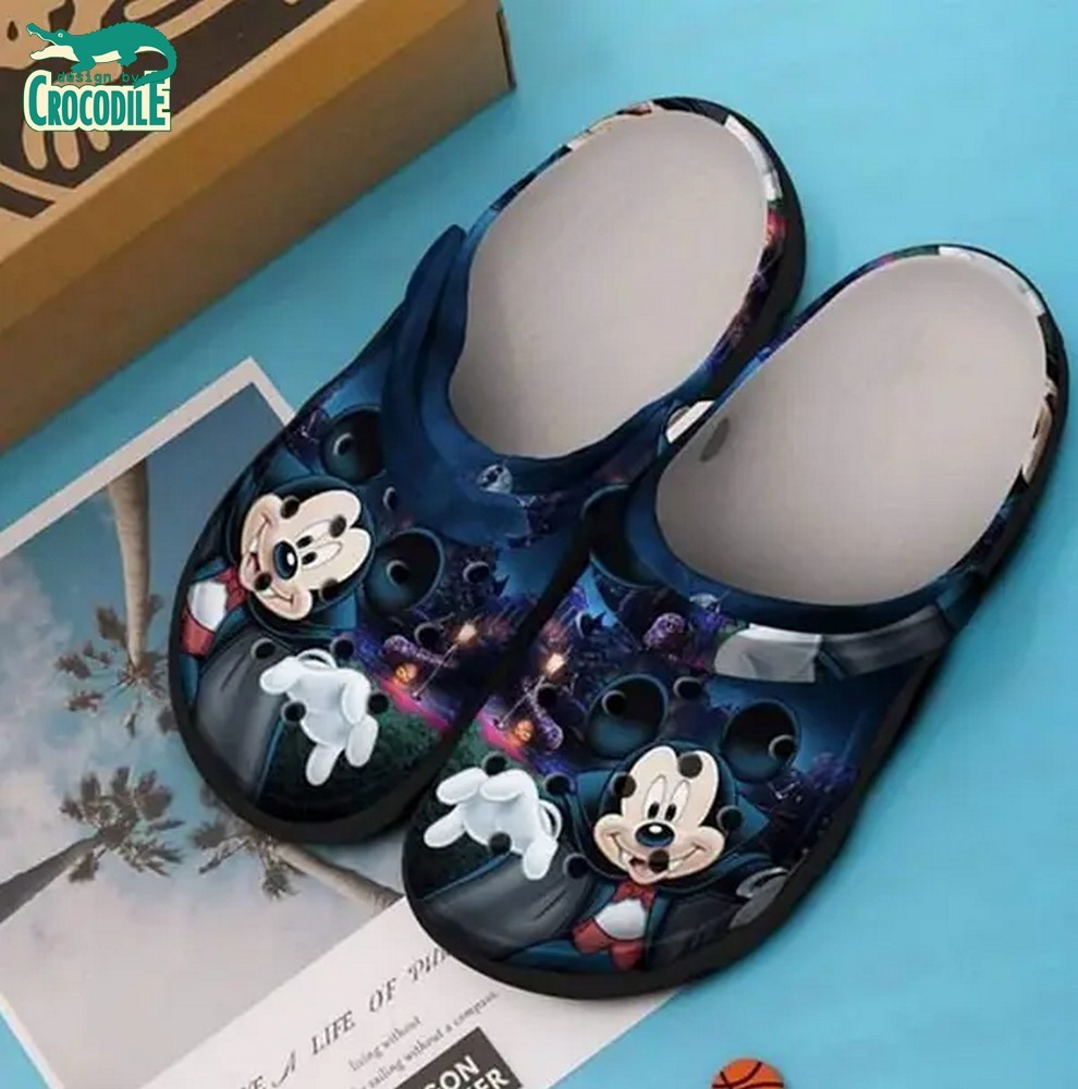 Merchidea Mickey Mouse Cartoon Crocs Crocband Clogs Shoes Comfortable For Men Women and Kids