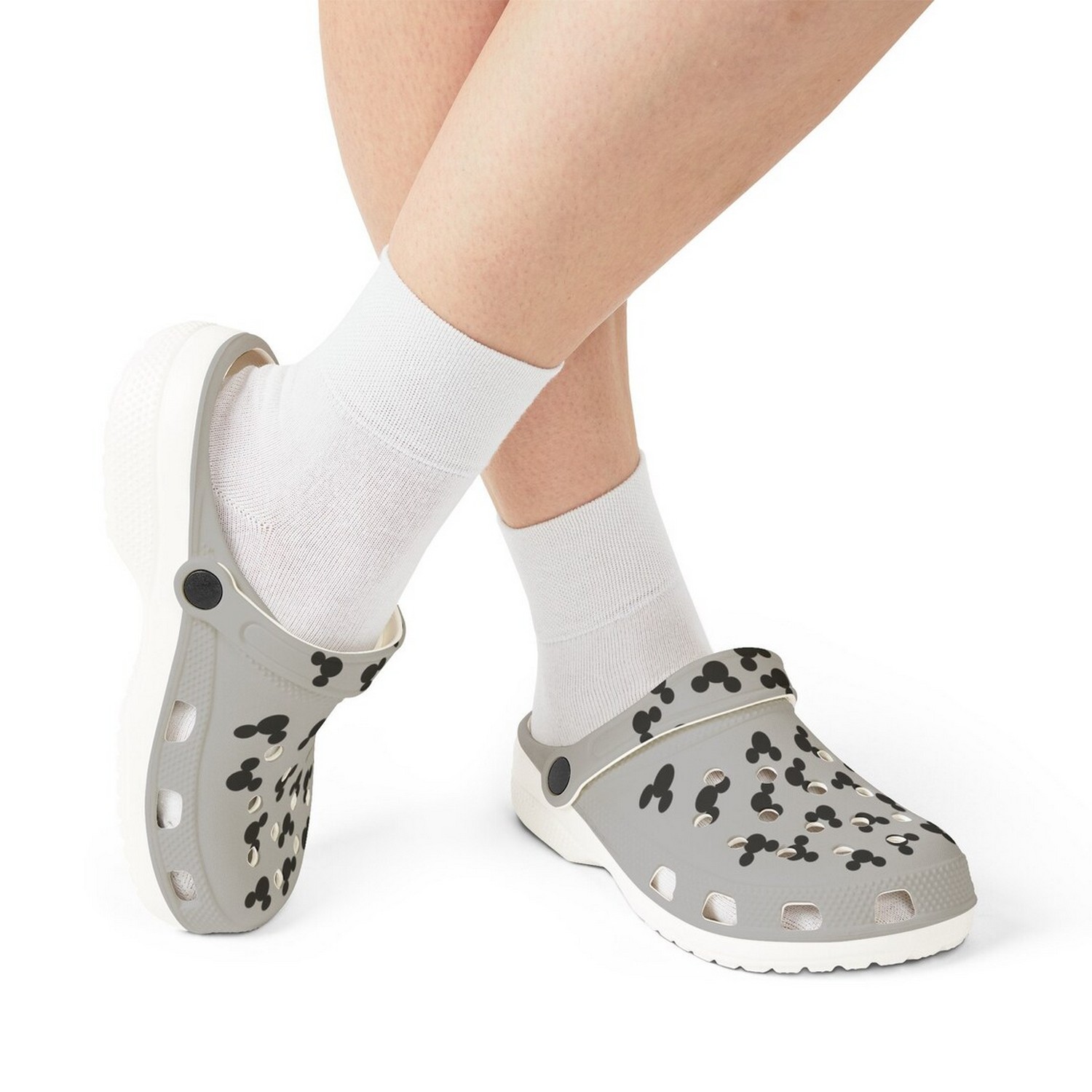 Merchidea Mickey Mouse Cartoon Crocs Crocband Clogs Shoes Comfortable For Men Women and Kids