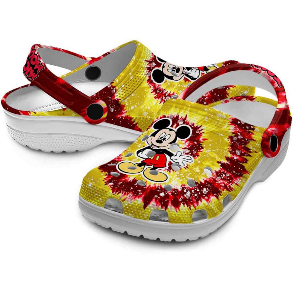Merchidea Mickey Mouse Cartoon Crocs Crocband Clogs Shoes Comfortable For Men Women and Kids