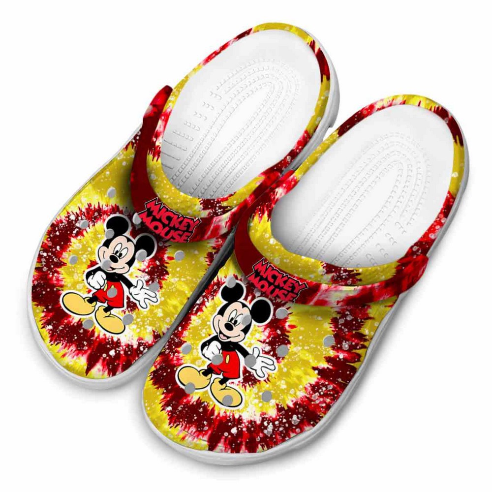 Merchidea Mickey Mouse Cartoon Crocs Crocband Clogs Shoes Comfortable For Men Women and Kids
